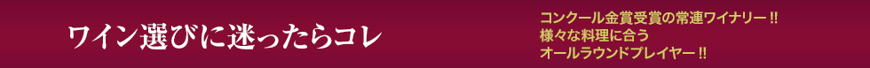 ワイン選びに迷ったらコレ